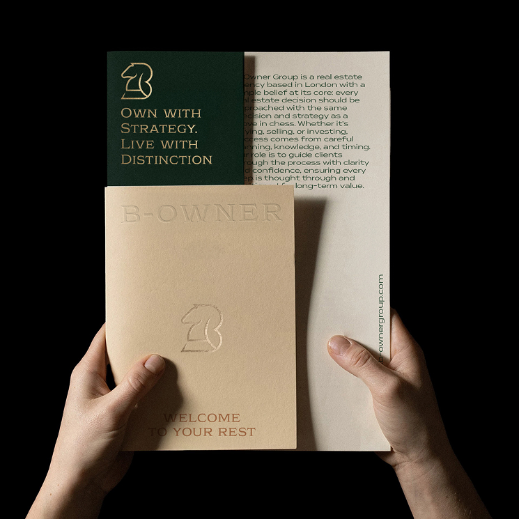 B-Owner brochure and printed property materials