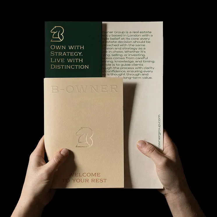 B-Owner brochure and printed property materials